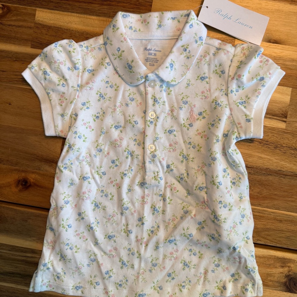 Floral Baby Girl Ralph Lauren Polo NWT Size - 24M